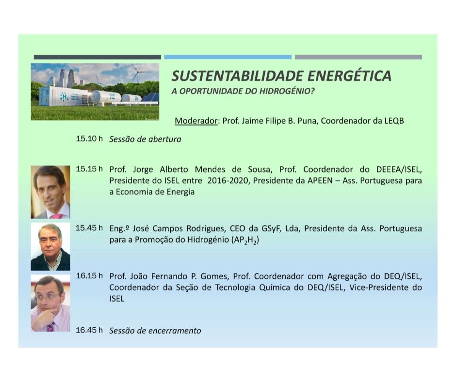 Sustentabilidade Energética – a oportunidade do hidrogénio